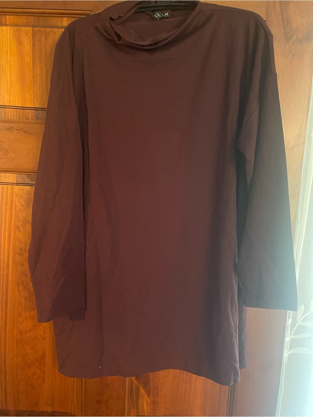 Eileen Fisher Women's Tunic Top - Deep Wine